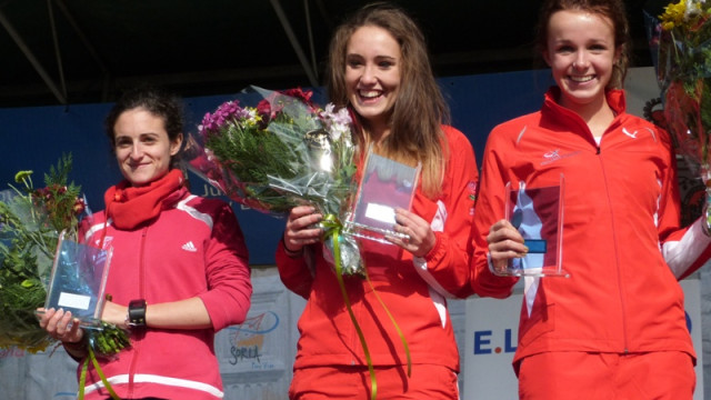 Grace Baker middle and Abbie Herrington right