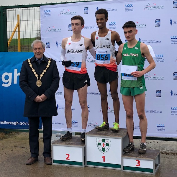 Zak and Ben on the Podium at Belfast